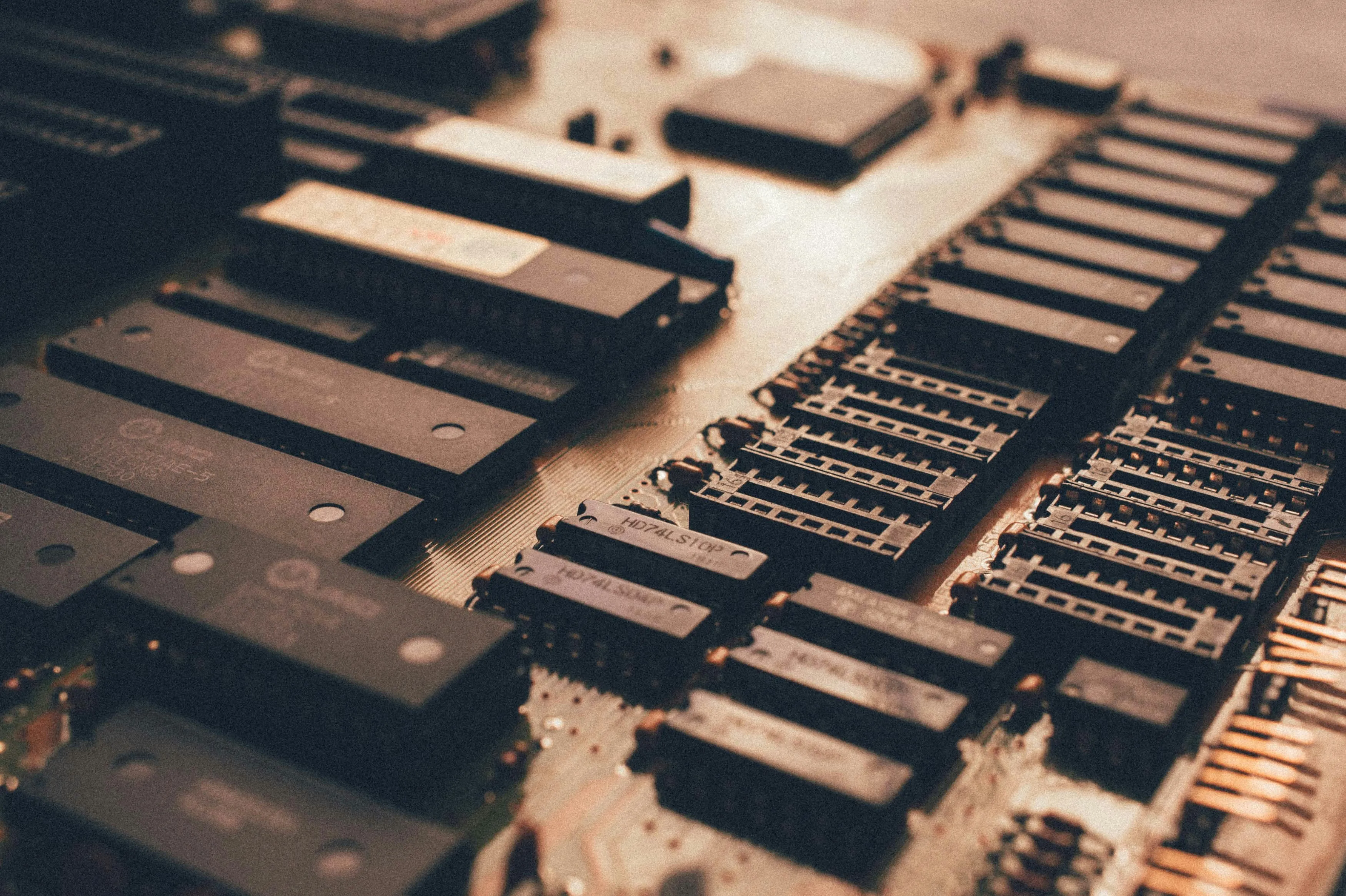 Vintage circuit board